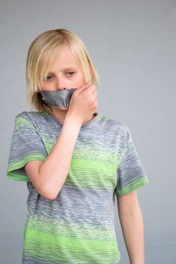 Silenced student? Boy silenced